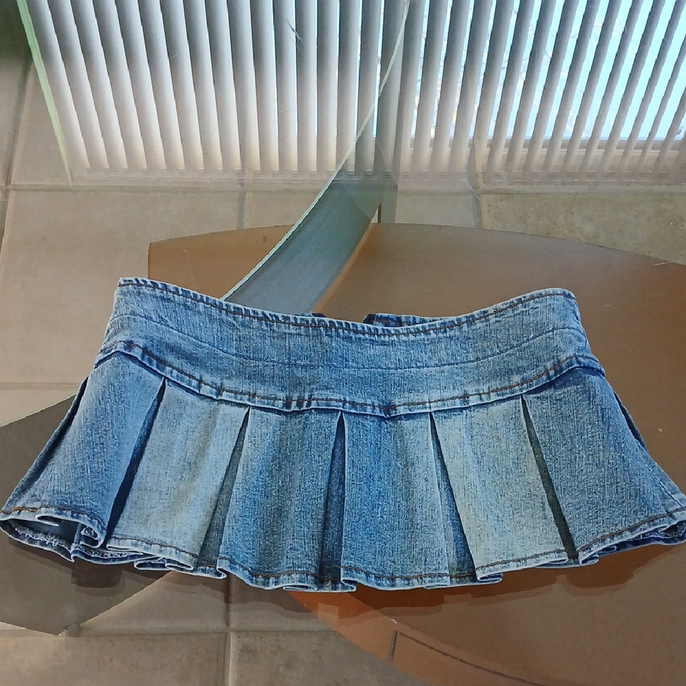 Y2K Revolt Jeans skirt